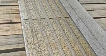 洛阳黄金麻盲道石 盲条