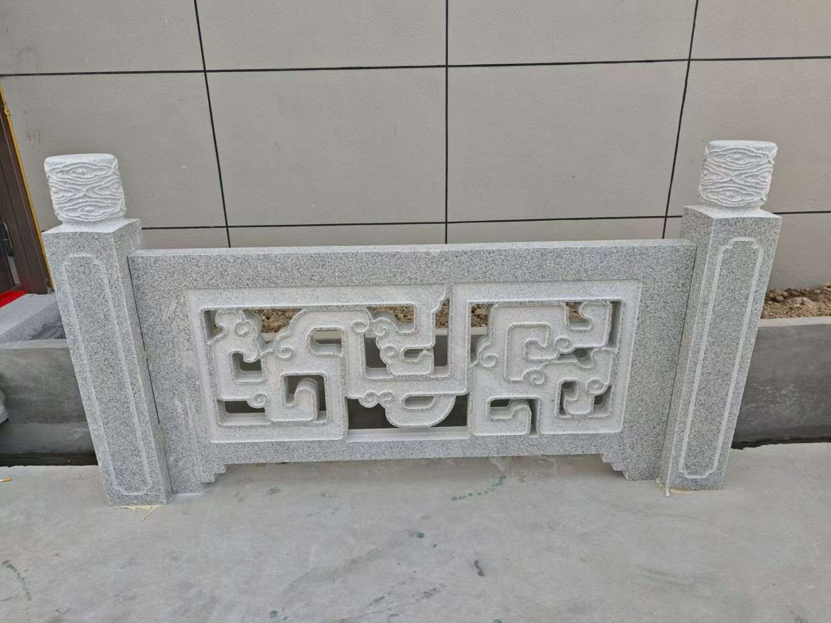 洛阳芝麻白河道栏杆 桥栏杆